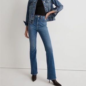 NWT Madewell Skinny Flare Jeans Elevere Wash NJ204 25